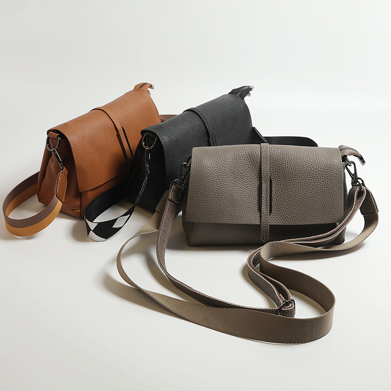 Leather-Skinned Tweed One-Shouldered Coat