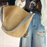 Beach Bag with Large Wedge Pocket
