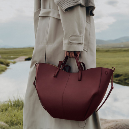 Poeve Shopping Bag: Wrinkled Cross-Border Tote