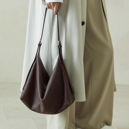 Joo Jin-hyun Double-Ear Hobo Bag