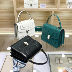 Leather-Skin-Head Handbags with Design Envelopes