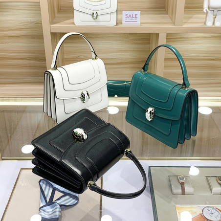 Leather-Skin-Head Handbags with Design Envelopes