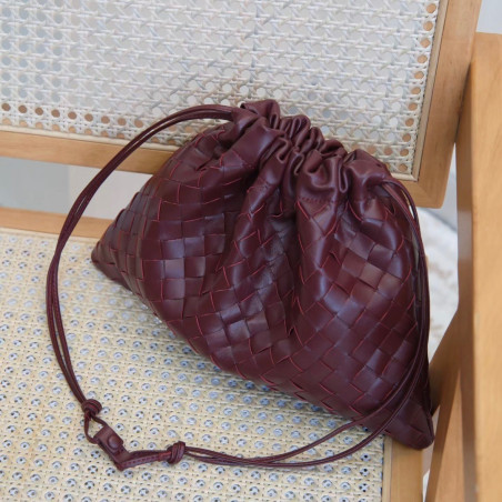 Sheepskin Handbags with High-Capacity Buns