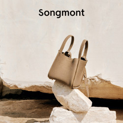 Songmont Cow Skin Water Bucket Bag
