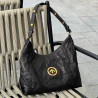 Black Stone Hobo Bag with Tot-Sniff Bag